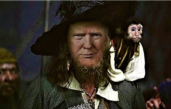 Pirate Trump Blank Meme Template