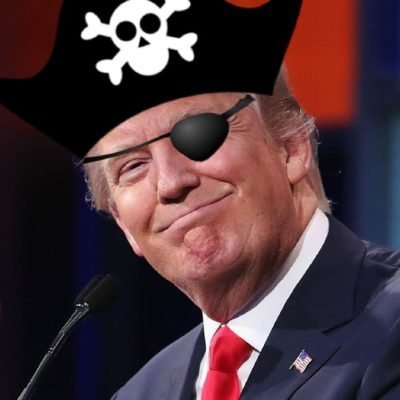 High Quality Pirate Trump Blank Meme Template