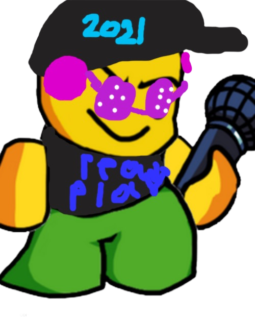 Mah roblox avatar as a fnf character Blank Meme Template