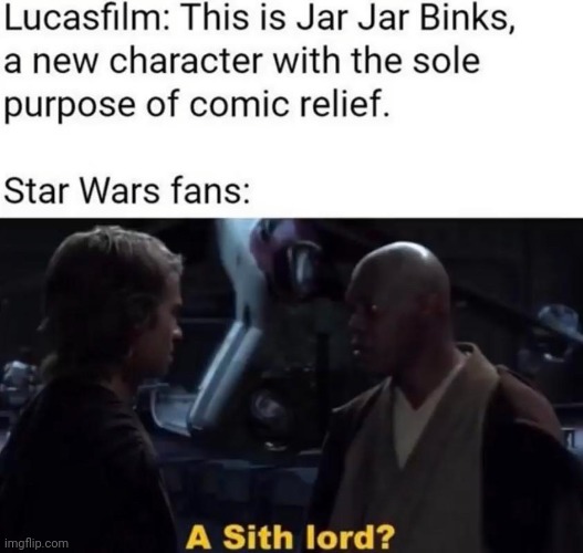 Darth Jar Jar | made w/ Imgflip meme maker
