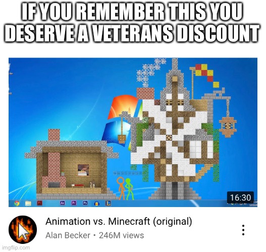 IF YOU REMEMBER THIS YOU DESERVE A VETERANS DISCOUNT | made w/ Imgflip meme maker