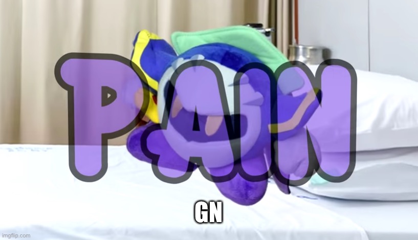 Meta Knight pain | GN | image tagged in meta knight pain | made w/ Imgflip meme maker