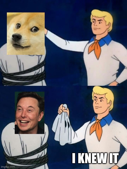 Scooby doo mask reveal | I KNEW IT | image tagged in scooby doo mask reveal | made w/ Imgflip meme maker