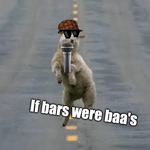 dancing sheep | If bars were baa's | image tagged in dancing sheep | made w/ Imgflip meme maker