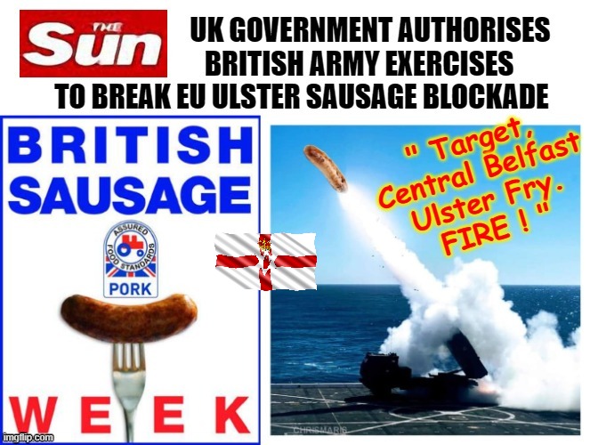 Ulster Sausage Wars | image tagged in see nobody cares | made w/ Imgflip meme maker