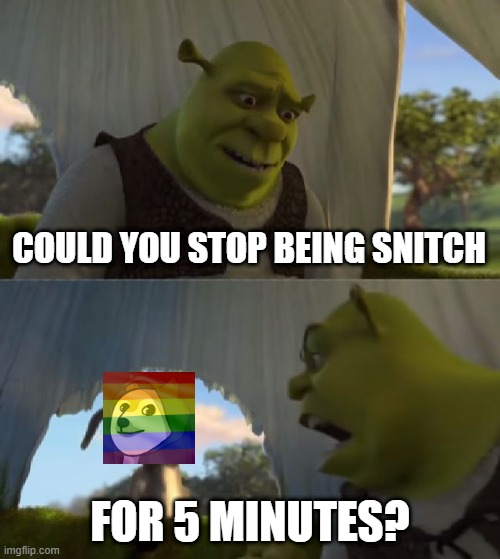 discord.gg/skyblox | COULD YOU STOP BEING SNITCH; FOR 5 MINUTES? | image tagged in could you not ___ for 5 minutes | made w/ Imgflip meme maker