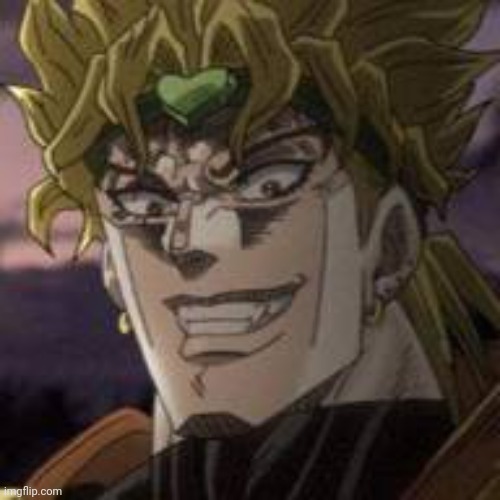 Suppose DIO tried taking a selfie? | image tagged in jojo's bizarre adventure,dio brando | made w/ Imgflip meme maker