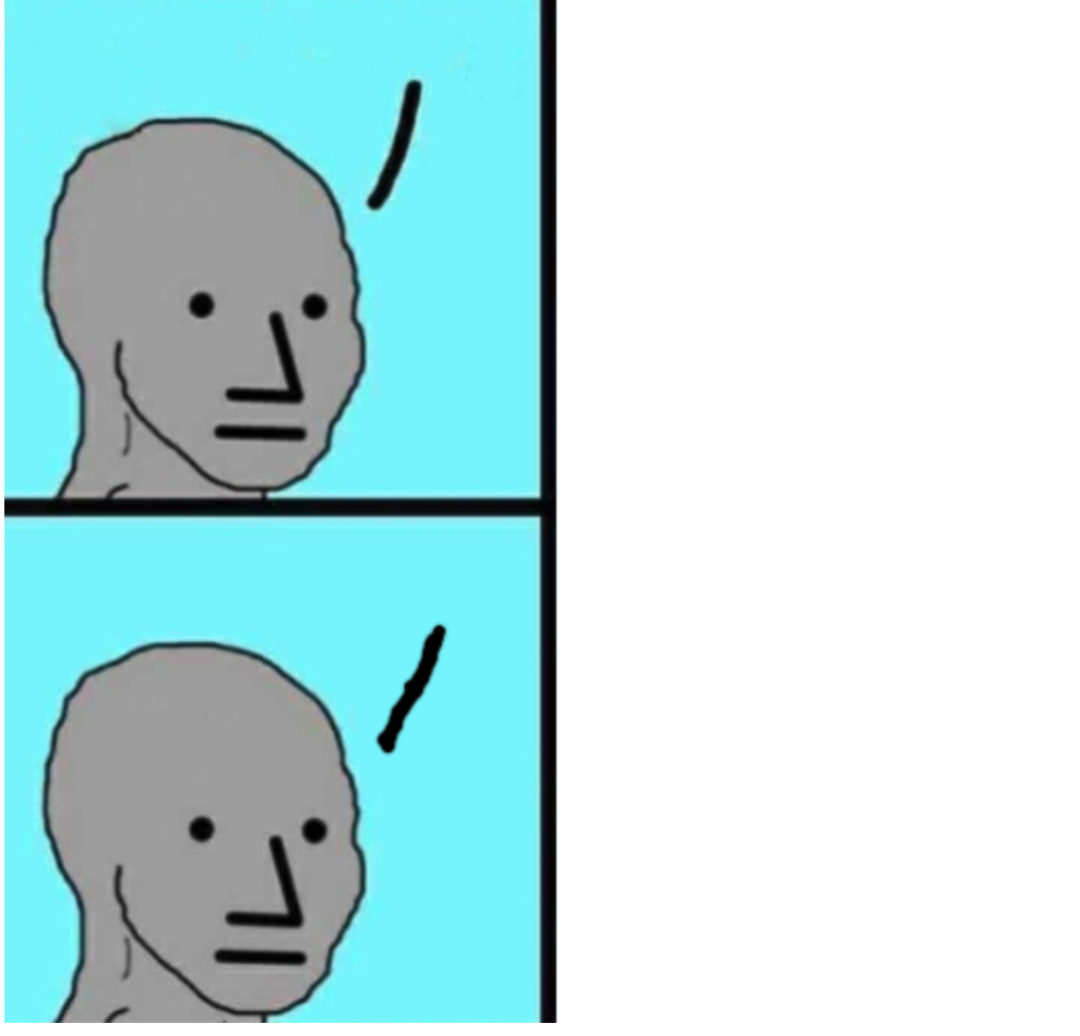 NPC comments Blank Meme Template