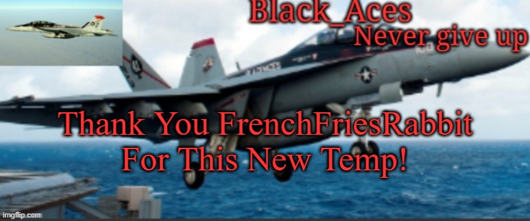 Black_Aces Announcement Temp | Thank You FrenchFriesRabbit For This New Temp! | image tagged in black_aces announcement temp | made w/ Imgflip meme maker
