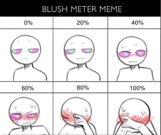 Blush 2 Blank Meme Template