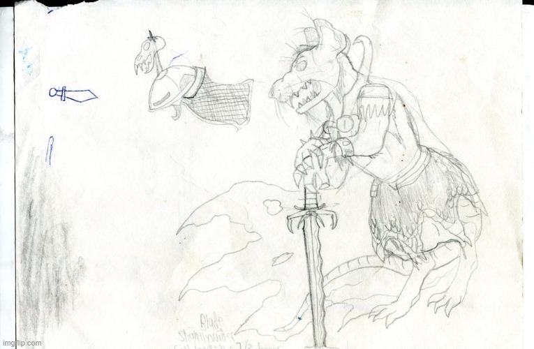 Old Redwall fanart (Damug Warfang?) Early oddies, middle or high school. | image tagged in anthro,furry,fanart,medieval,villain,pirate | made w/ Imgflip meme maker