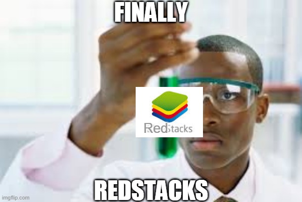 FINALLY | FINALLY; Red; REDSTACKS | image tagged in finally | made w/ Imgflip meme maker