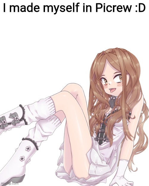 I made myself in Picrew :D | made w/ Imgflip meme maker