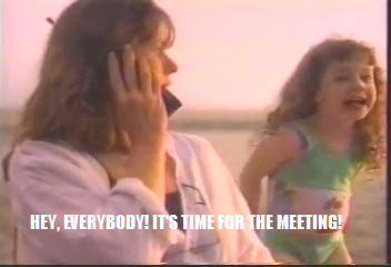 High Quality It's time for the meeting! Blank Meme Template