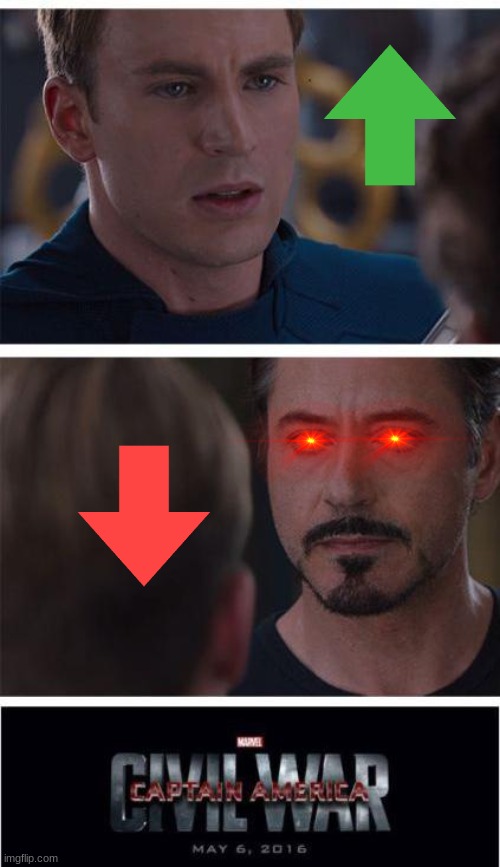 Dont be the 2nd guy | image tagged in memes,marvel civil war 1,civil war,downvote,imgflip,meme | made w/ Imgflip meme maker