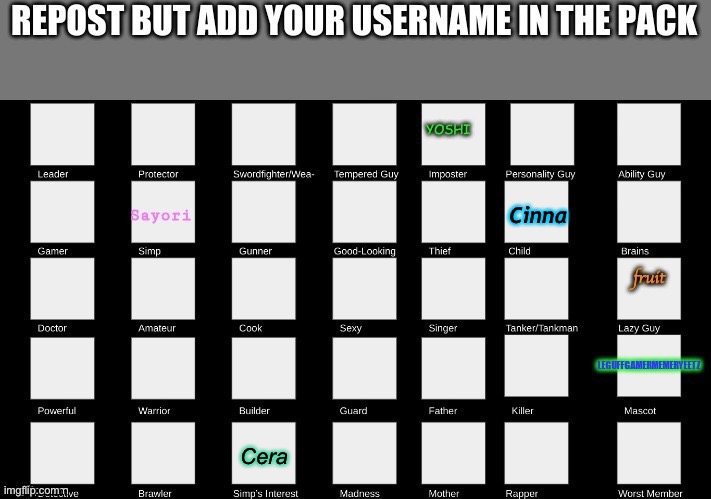 Cera | made w/ Imgflip meme maker