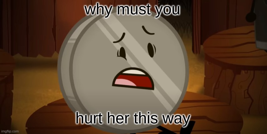 Nickel, I Voted For You Tonight | why must you hurt her this way | image tagged in nickel i voted for you tonight | made w/ Imgflip meme maker