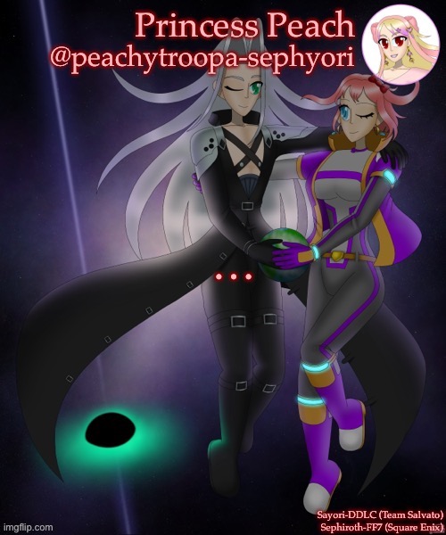 … | image tagged in sayori and sephiroth | made w/ Imgflip meme maker