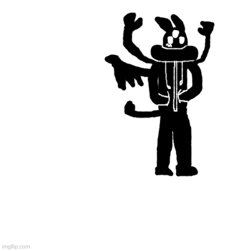 High Quality Carlos as a shadow creature thing I guess Blank Meme Template