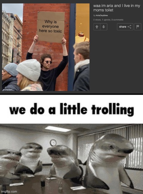 image tagged in we do a little trolling | made w/ Imgflip meme maker