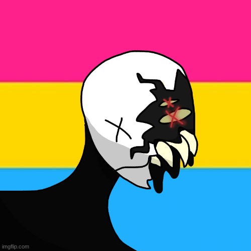 Made a pfp for my friend! (not my best art) | image tagged in drawing,art,pansexual pride flag | made w/ Imgflip meme maker