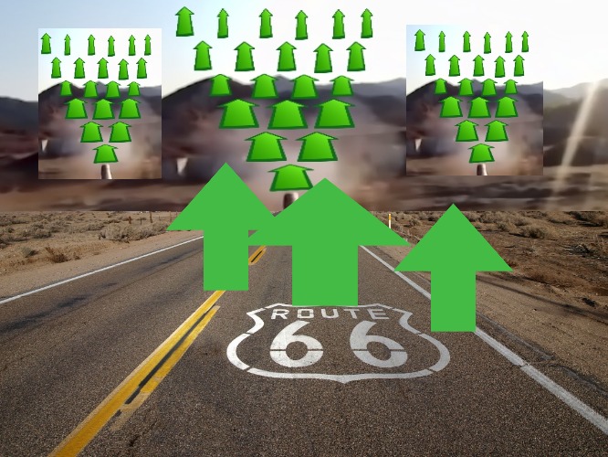 Route 66 | image tagged in route 66 | made w/ Imgflip meme maker