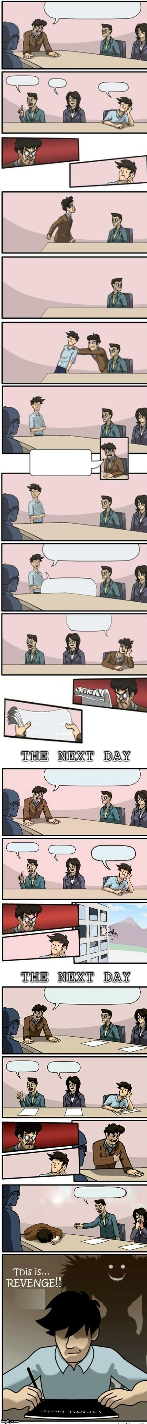 Meeting but the director dies Blank Meme Template
