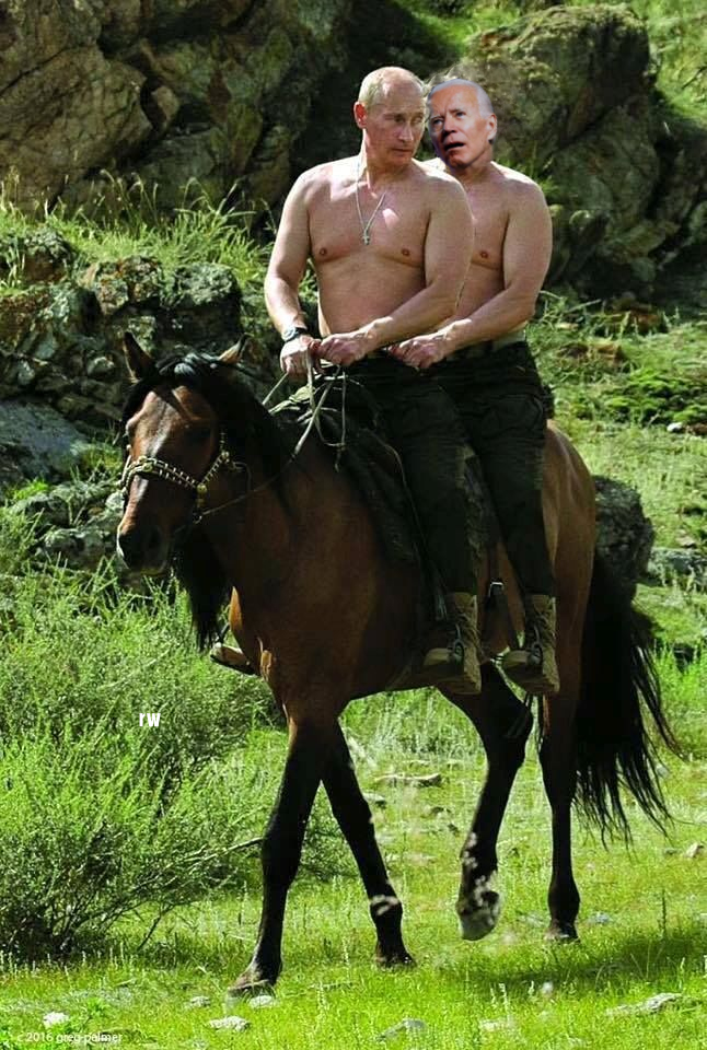 High Quality Putin and Biden Blank Meme Template