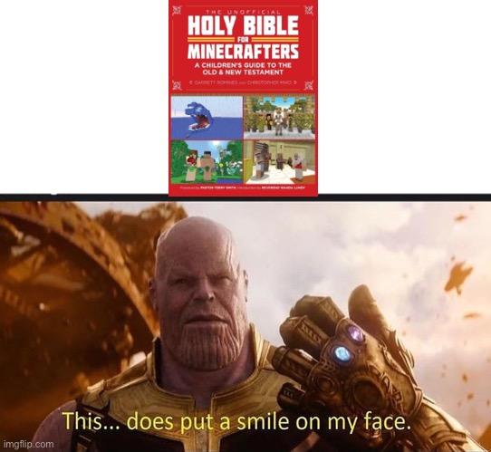 This does put a smile on my face | image tagged in thanos | made w/ Imgflip meme maker