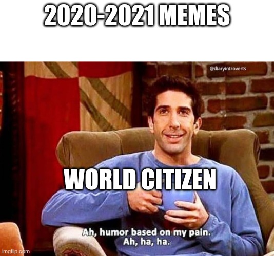 quarantine in a nutshell | 2020-2021 MEMES; WORLD CITIZEN | image tagged in ah humor based on my pain | made w/ Imgflip meme maker