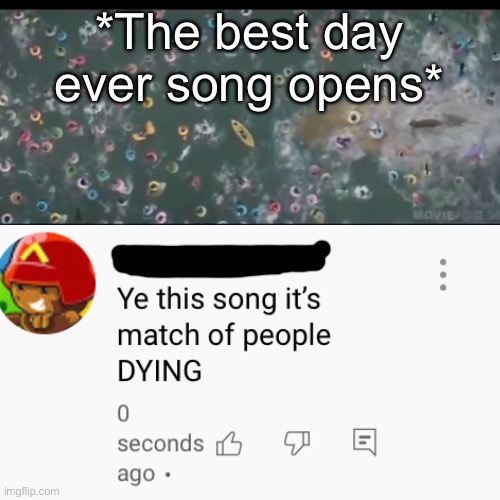 *The best day ever song opens* | image tagged in meg | made w/ Imgflip meme maker