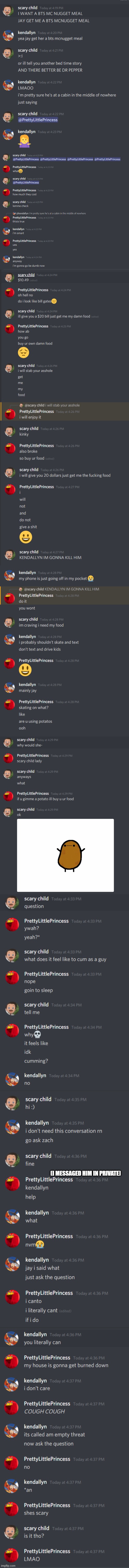 (I MESSAGED HIM IN PRIVATE) | made w/ Imgflip meme maker
