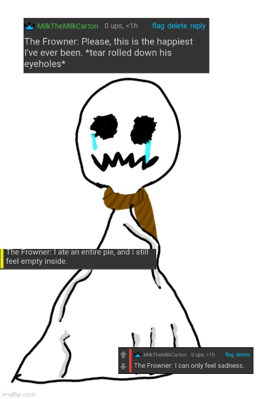 The Frowner is relatable | made w/ Imgflip meme maker