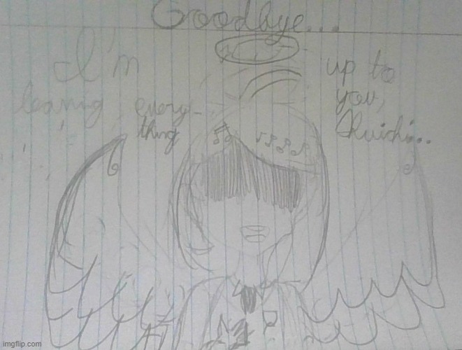 Kaede art. (by me plz don't steal) | made w/ Imgflip meme maker