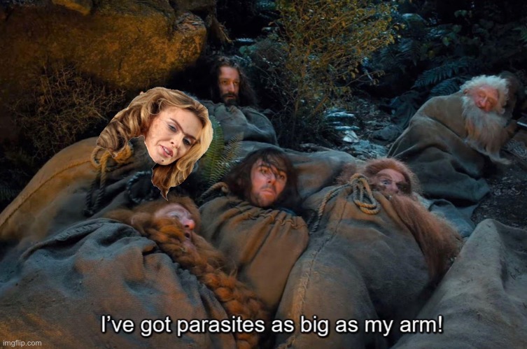 Kylie minogue has got some WORMS | image tagged in funny,memes,the hobbit,kylie minogue,parasites | made w/ Imgflip meme maker