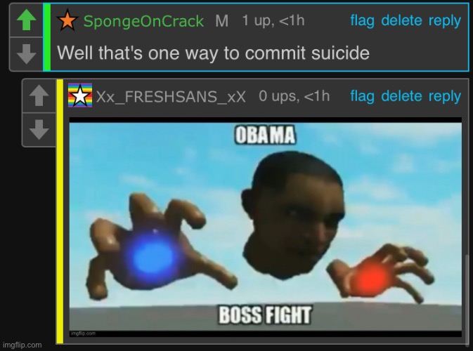 They be talking about suicide and then i shitpost in front of them | made w/ Imgflip meme maker