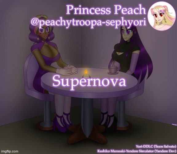 Yuri and Kashiko Murasaki | Supernova | image tagged in yuri and kashiko murasaki | made w/ Imgflip meme maker