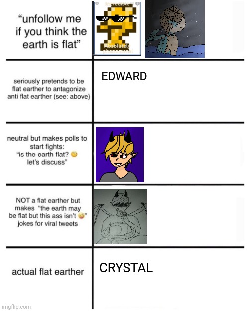 EDWARD; CRYSTAL | made w/ Imgflip meme maker