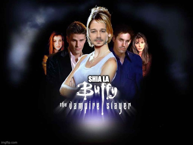 SHIA LA | image tagged in shia labeouf | made w/ Imgflip meme maker