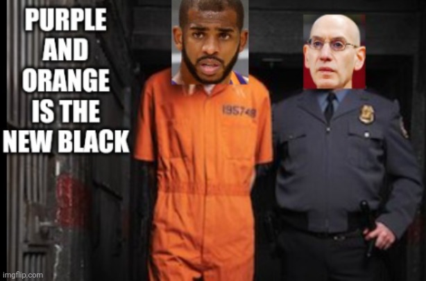 NBA Puts Chris Paul In Covid Jail | image tagged in nba playoffs,chris paul,adam silver,covid-19 | made w/ Imgflip meme maker
