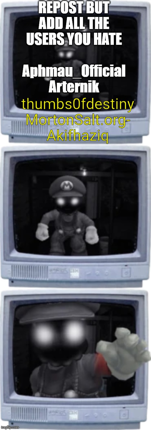 thumbs0fdestiny
MortonSalt.org- Akifhaziq | made w/ Imgflip meme maker