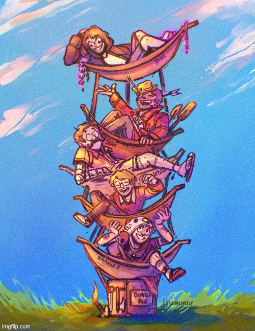 the boatem pole (not my art) | made w/ Imgflip meme maker