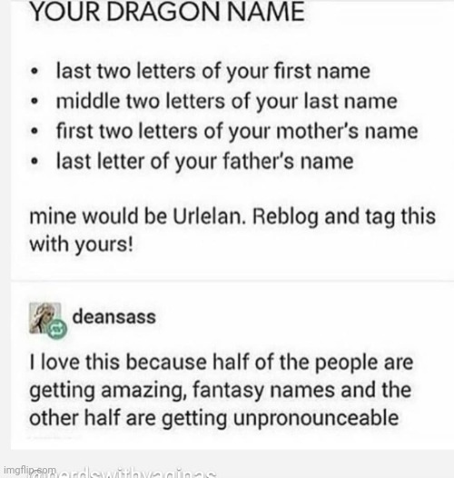 Mines Moaslion. I can't complain. | made w/ Imgflip meme maker