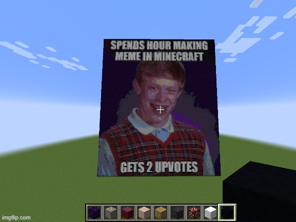 not worth it | image tagged in minecraft | made w/ Imgflip meme maker