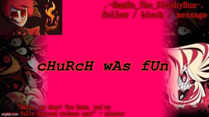 e | cHuRcH wAs fUn | image tagged in thanks baymax | made w/ Imgflip meme maker