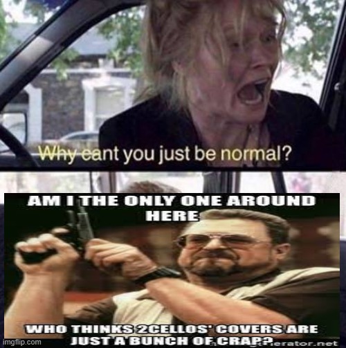 this man is evil | image tagged in why can't you just be normal | made w/ Imgflip meme maker