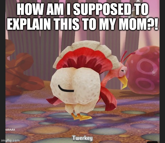 HOW AM I SUPPOSED TO EXPLAIN THIS TO MY MOM?! | image tagged in no | made w/ Imgflip meme maker