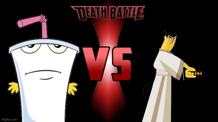 Master Shake vs Samurai Jack | image tagged in death battle | made w/ Imgflip meme maker
