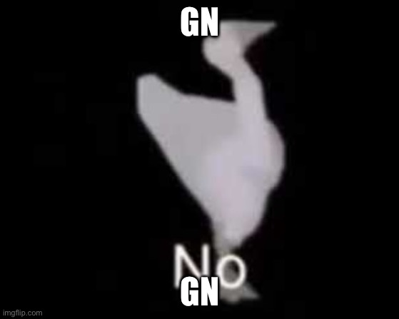 Goose no | GN; GN | image tagged in goose no | made w/ Imgflip meme maker