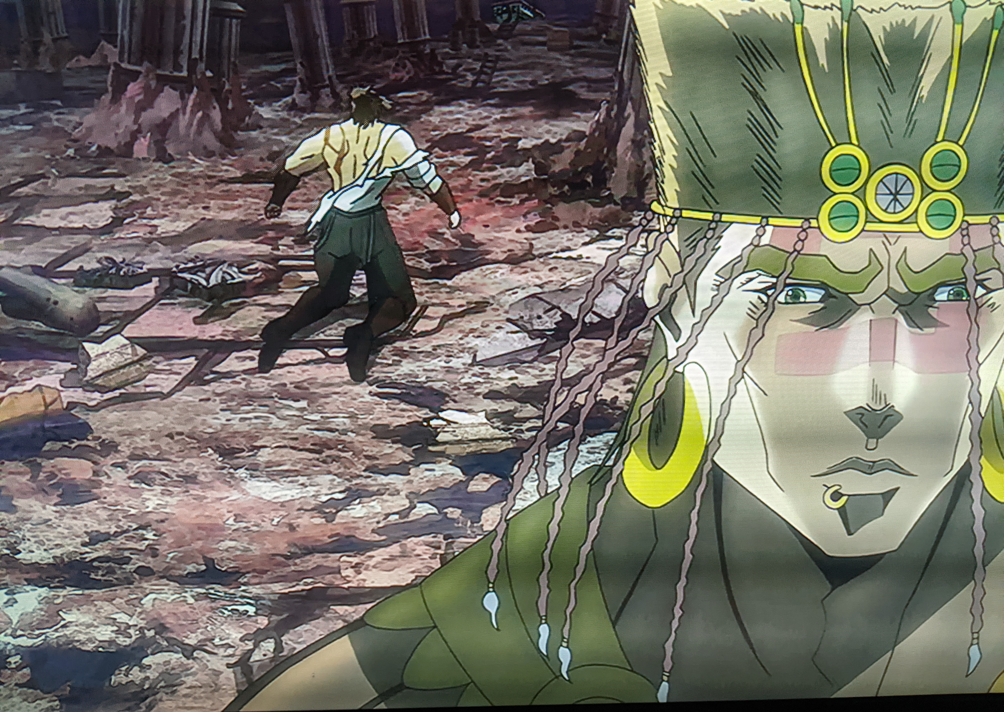 High Quality Joesph crawling away from whamuu Blank Meme Template